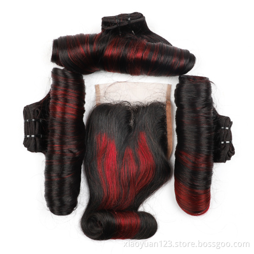 True Length 10A Grade 100% Virgin Brazilian Hair Body Weaving Peruvian Virgin Hair Bundles with Lace Frontal Closure in Xuchang